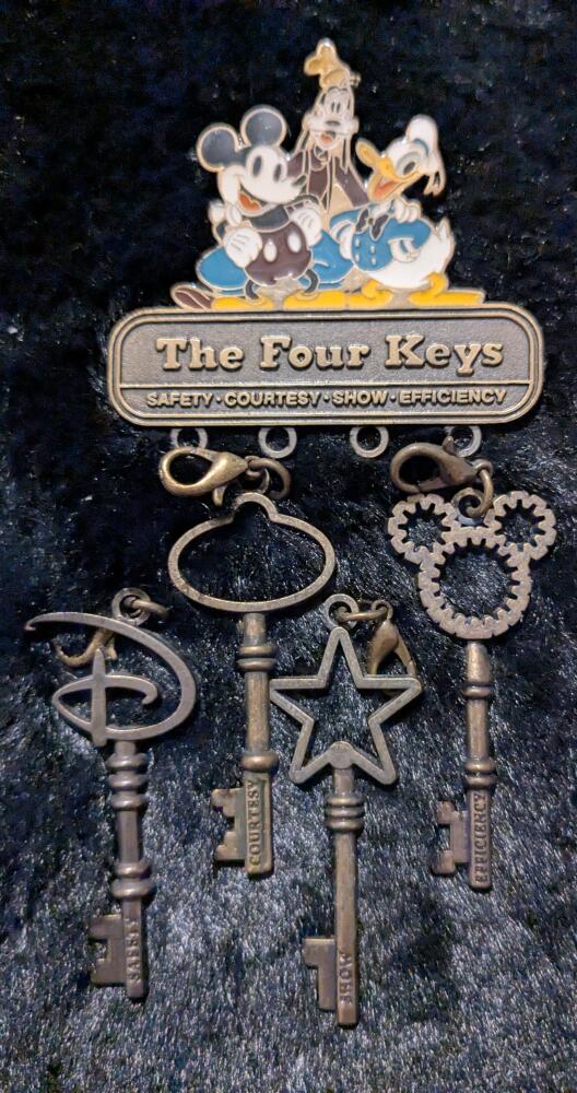 Cast Exclusive - The Four Keys Clip-On Dangle | PIN 97929