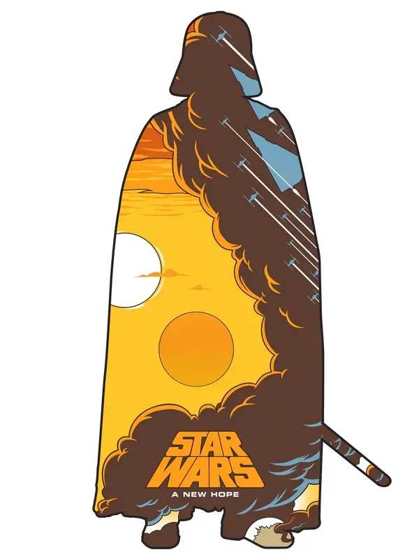 FiGPiN Quest - Star Wars Trilogy Poster Quest - Darth Vader - A New ...