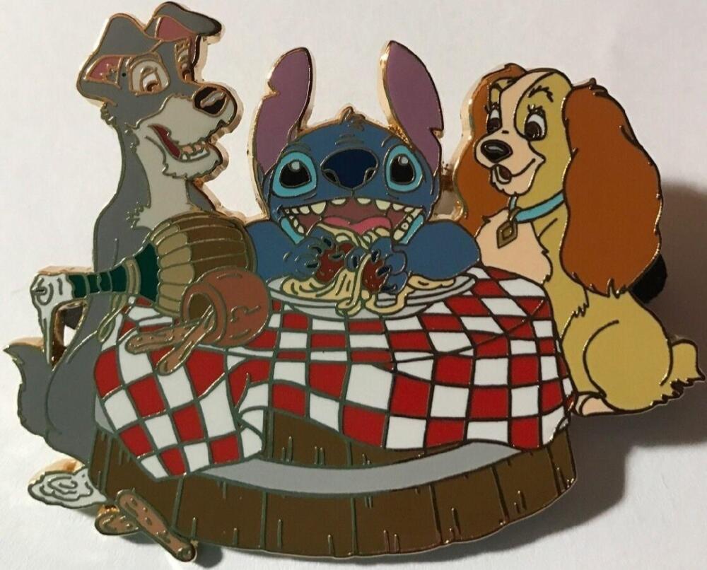 Dogs with Stitch - Lady and Tramp | PIN 98272