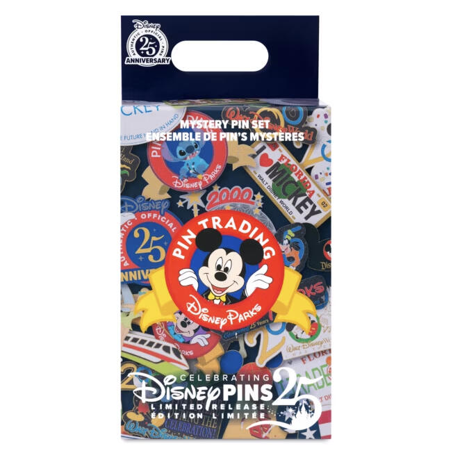 Celebrating 25 Years of Disney Pin Trading Mystery Collection