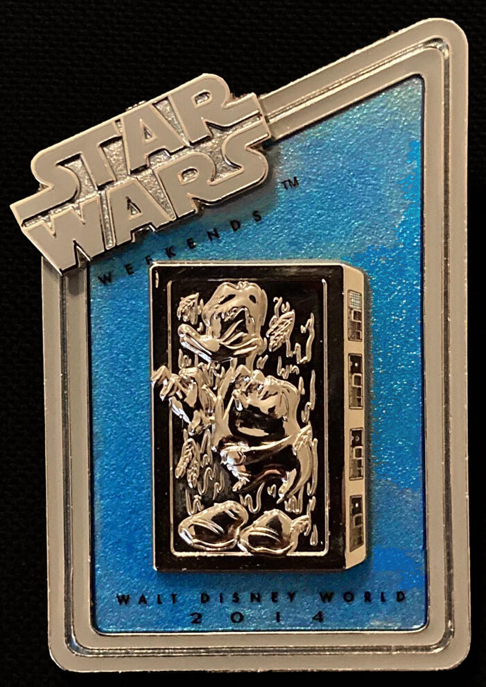 Star Wars Weekends 2014 - Donald Duck as Han Solo in Carbonite