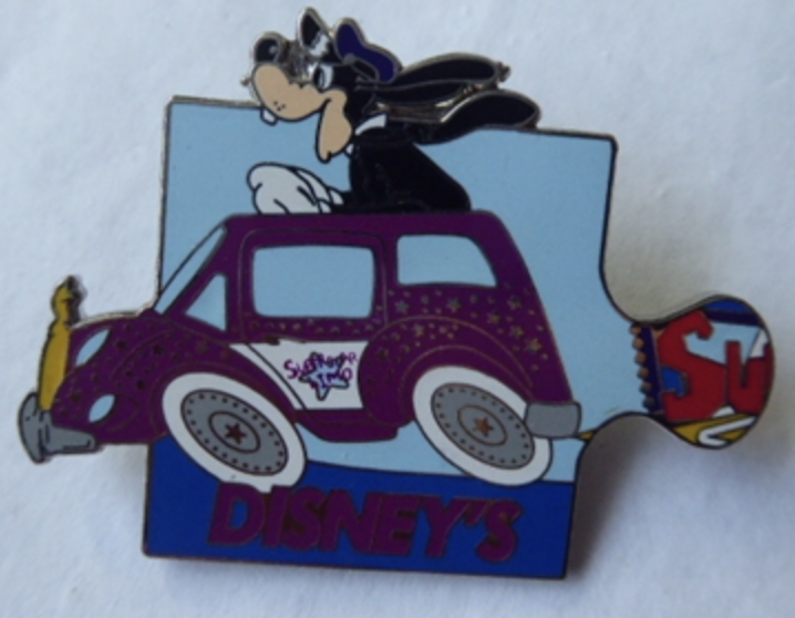 Goofy - Goofy Purple Car Puzzle Piece | PIN 98712
