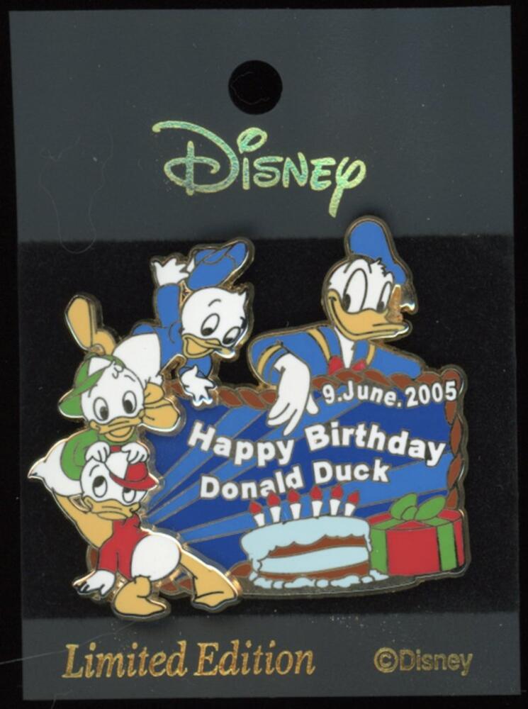 ドナルドダック 誕生日ピンセット 2005 98741_8iMf.jpg