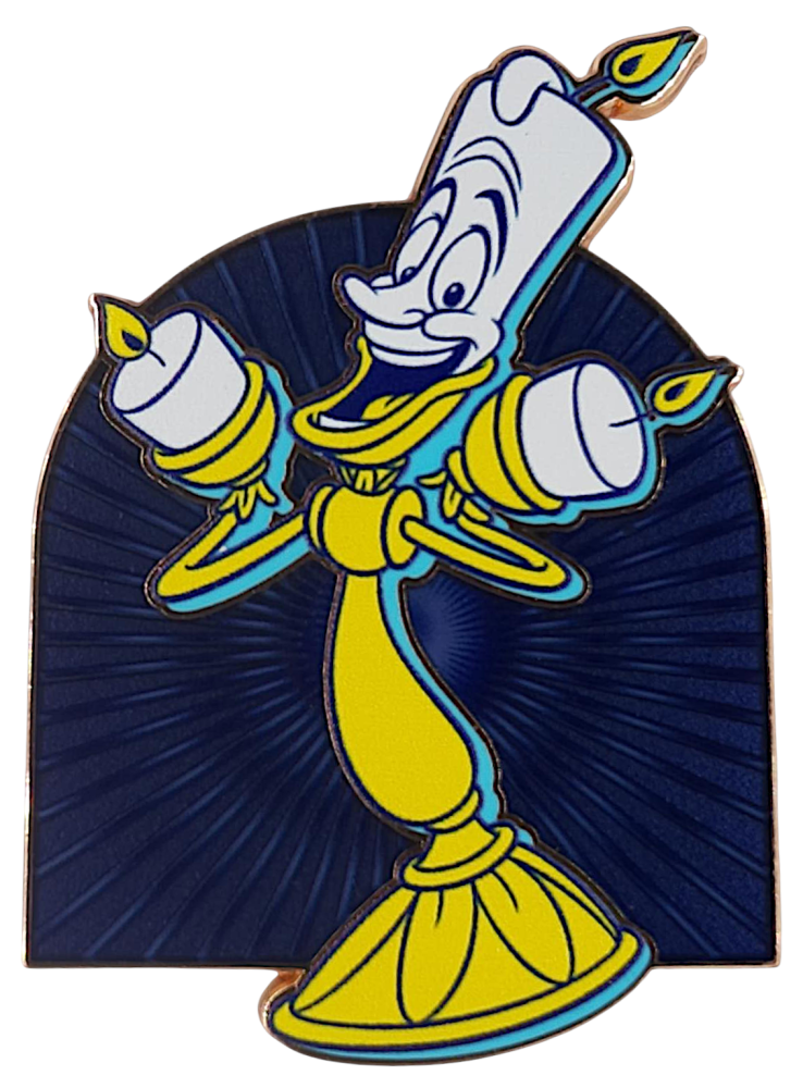 【超激レア】Disney D23 LAディズニー本社 ピンバッジ D23 Gold Member 2025 Gift - Lumiere ONLY | PIN 99004