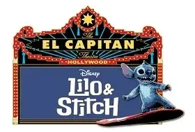 スティッチ EL CAPITAN ピン　ディズニー El Capitan Marquee Series - Live Action Lilo & Stitch | PIN