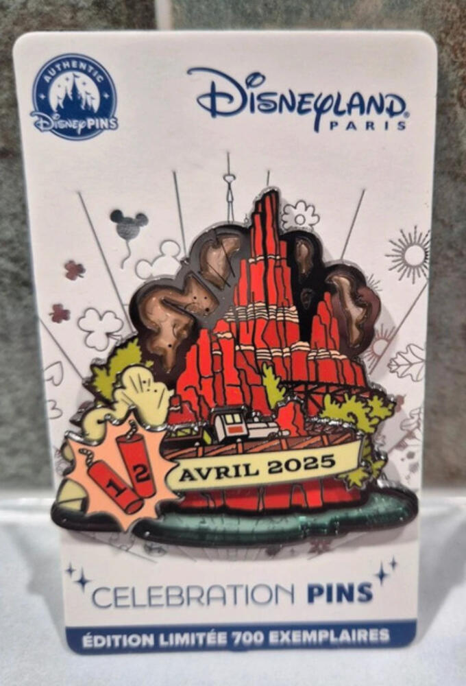 激レア！Disneyland Paris 新旧マップ＆シール限定配布 非売品 Disneyland Paris Anniversaries - 12 Avril 2025 - Big Thunder