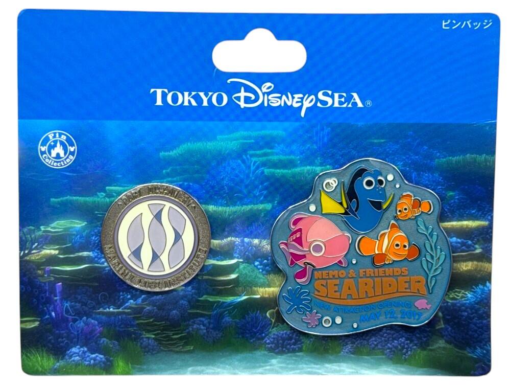 Nemo & Friends Searider Pin Badge Set - Full Set
