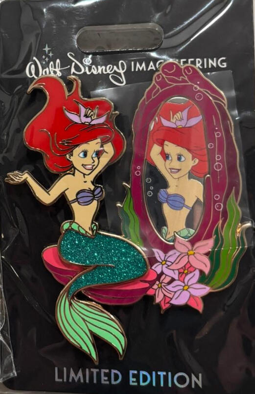 ディズニー　アリエル　ピンバッジ　wdi Disney Vanities - Series 1 - Ariel | PIN 99586