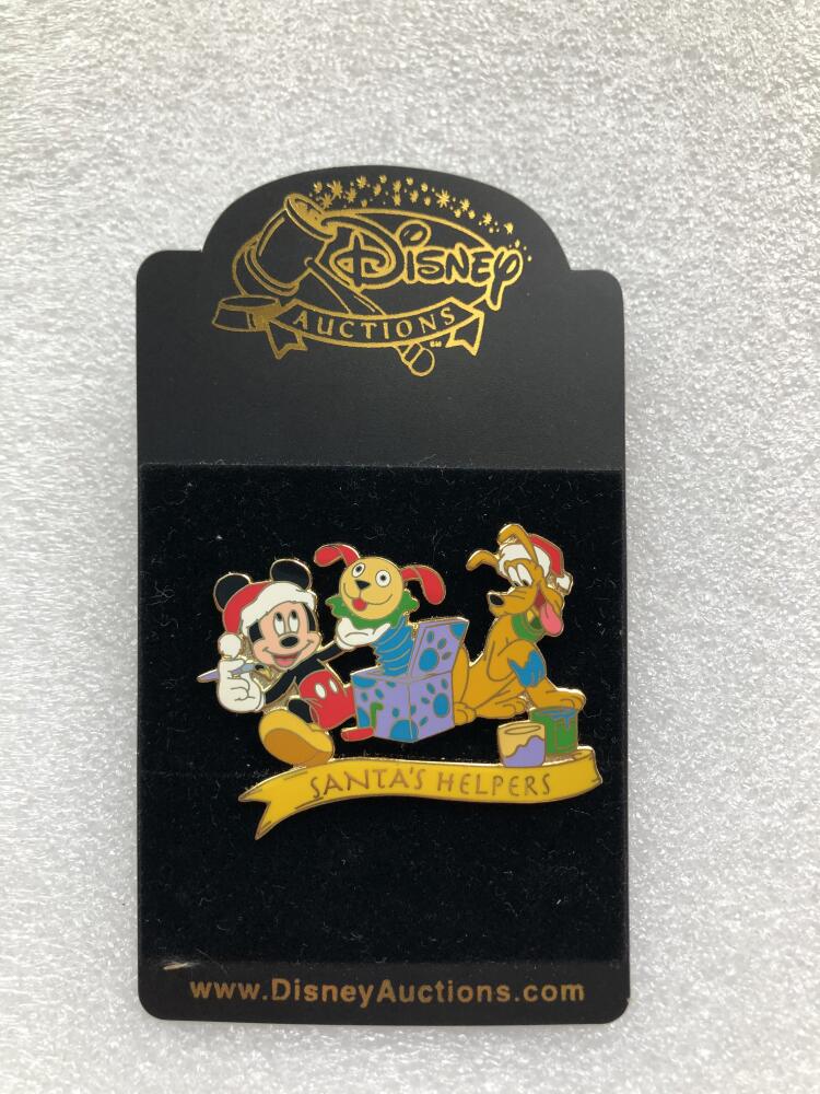 Disney Helper Unknown Series - Mickey and Pluto - Santa Helper - P.I.N.S. | PIN 99684
