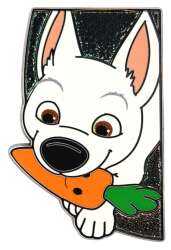 '25th Anniversary of Pin Trading Mystery Collection - Bolt &amp; Mr. Carrot - WDW'