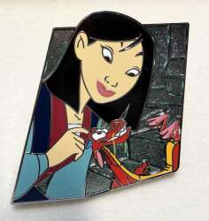 '25th Anniversary of Pin Trading Mystery Collection - Mulan &amp; Mushu - WDW'
