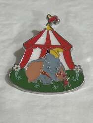 100043 - BoxLunch - Dumbo Circus Blind Box - Dumbo and Timothy with Circus Tent - Loungefly alternate image