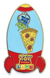'Toy Story Land - Rocket Claw Machine with Alien (LGM) and Pizza Slice - WDW'