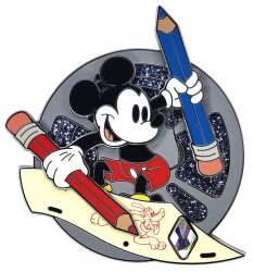 100092 - 25 Years of Disney Pins Event - If We Were There! Boxed Sets - Walt Disney’s Animation Celebration — Mickey - Walt Disney World alternate image