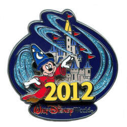 '2012 Dated Year Pins - Sorcerer Mickey - WDW'