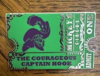 Click to view the Captain Hook as The Courageous Captain Hook Ticket Chaser details