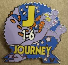 23104 - Cast Lanyard Collection III - Figment Epcot Parking Signs - J for Journey (1-6) - Walt Disney World alternate image