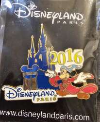 2016 Dated Year Pins - Sorcery Mickey and Park Icons Logo - DLP