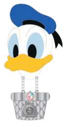 Up, Up and Away! Acrylic Stand Set – Donald Balloon ONLY