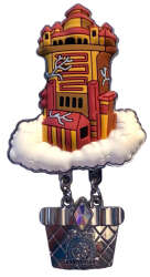 'Up, Up and Away! Acrylic Stand Set – Tower of Terror Balloon ONLY - WDW'