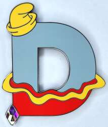 100195 - Dumbo as ‘D’ - Walt Disney World alternate image