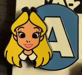 100205 - A-2-Z 2026 Event Countdown Alphabet Set – Alice (Letter A) - Walt Disney World alternate image