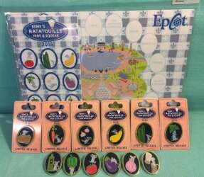 Remy’s Ratatouille Hide &amp; Squeak 2016 - Complete 6-Pin Series - WDW