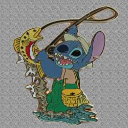 FATHER'S DAY FISHING STITCH PIN