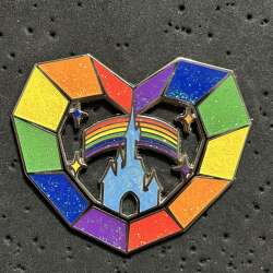 'Rainbow Heart with Castle - FSY'