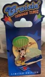 100283 - Cruisin' Through Time - Mickey Parachuting - Disney Cruise Line alternate image