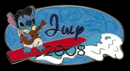 Stitch as Elvis in July 2008 Calendar Series LE 500