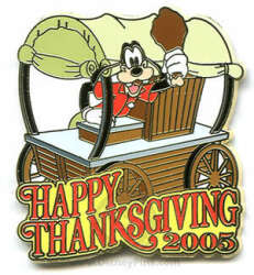 Goofy with Turkey Leg in Covered Wagon (Outdoor Vending)
