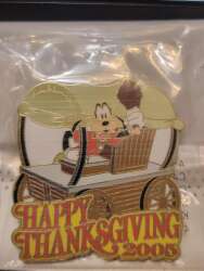 100319 - Thanksgiving - Goofy with Turkey Leg - Theme Park Cast Member Exclusive alternate image