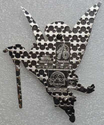 'Disneyland Resort 70th Anniversary Celebration - Corkboard with Tinker Bell Pin — Tinker Bell ONLY - DLR'