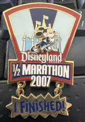 DLR 1/2 Marathon Mickey I Finished 2007