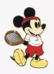 Mickey Mouse with Tennis Racket