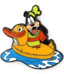 Goofy on Rubber Duck Floaty