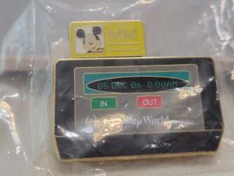 100620 - Cast Exclusive - WDW Exclusive: Time Clock Slider (Surprise Release) - Theme Park Cast Member Exclusive alternate image