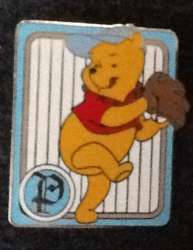 23677 - Cast Lanyard Series II - 100 Acre Wood Baseball - Pooh Pitching - Walt Disney World alternate image