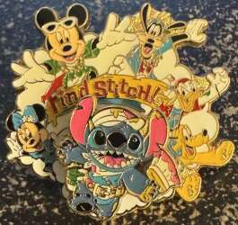 Stitch, Mickey, Minnie, Goofy, Pluto, Donald