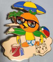 Orange Bird Beach Day