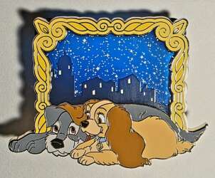 Lady and the Tramp - 70th Anniversary - Nighttime Disney Pin