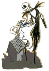 Click to view the Jack Skellington Petting Zero Outside His Dog House details