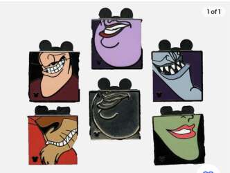 Click to view the Complete Set of Villains Chins details