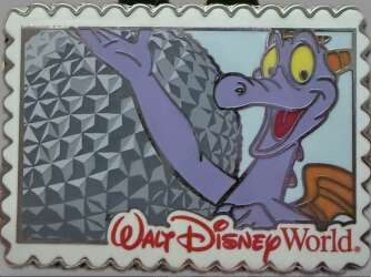 Figment in front of Spaceship Earth