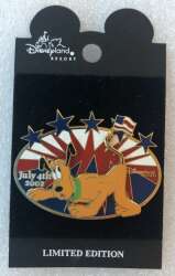 Click to view the Pluto Holding Flag - Oval - Stars details