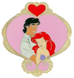 Click to view the The Little Mermaid - Ariel And Prince Eric Heart Crest details