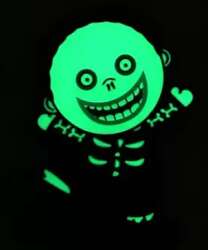 101352 - The Nightmare Before Christmas Skateboard Glow-In-The-Dark Blind Box - Barrel on Skateboard - Disney Licensed alternate image