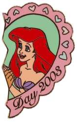 Click to view the Valentine's Day 2003 Pin Set #3 - Ariel Only details