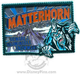 'MATTERHORN "Greetings from 14,700 feet Postcard - Beware the Abominable Snowman - DLR'